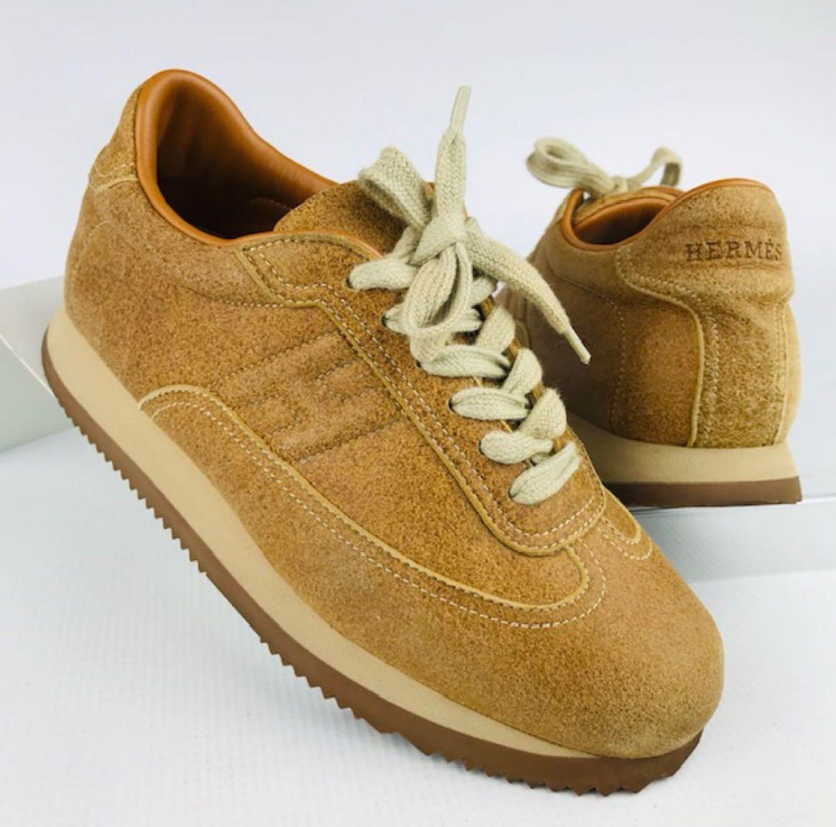 HERMES☆エルメス・クイック レディース レザー Hロゴステッチ