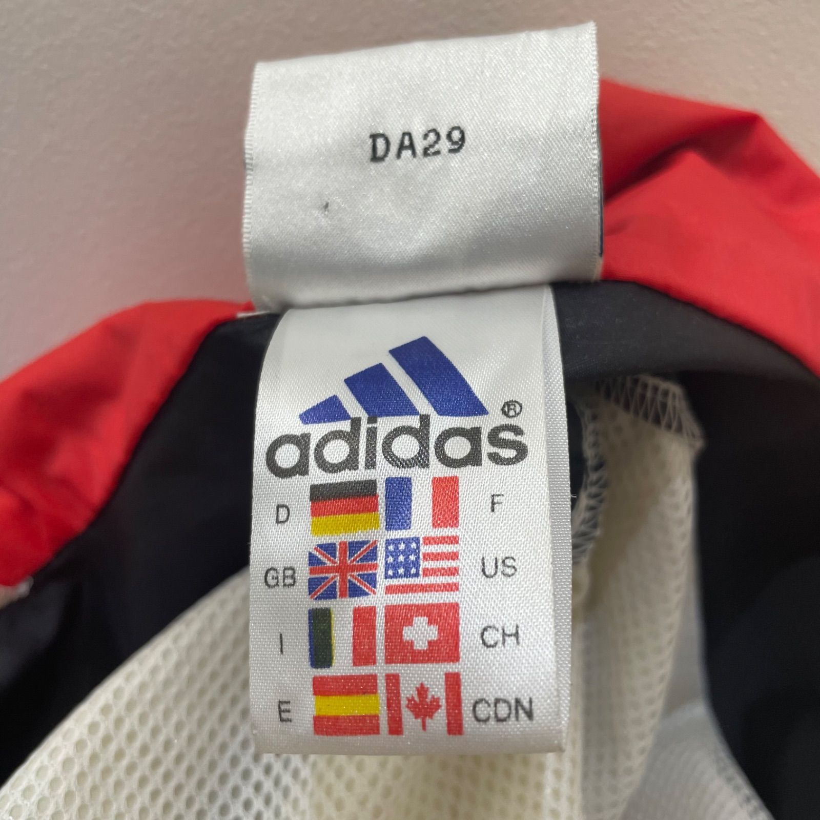 adidas アディダス ウインドブレーカー トラックジャケット L ホワイト 