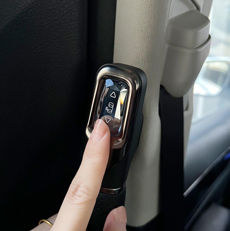 エルファ30系適用中扉ワンタッチ開閉ウィルファAlphard内装取替えハンドルクリスタルです