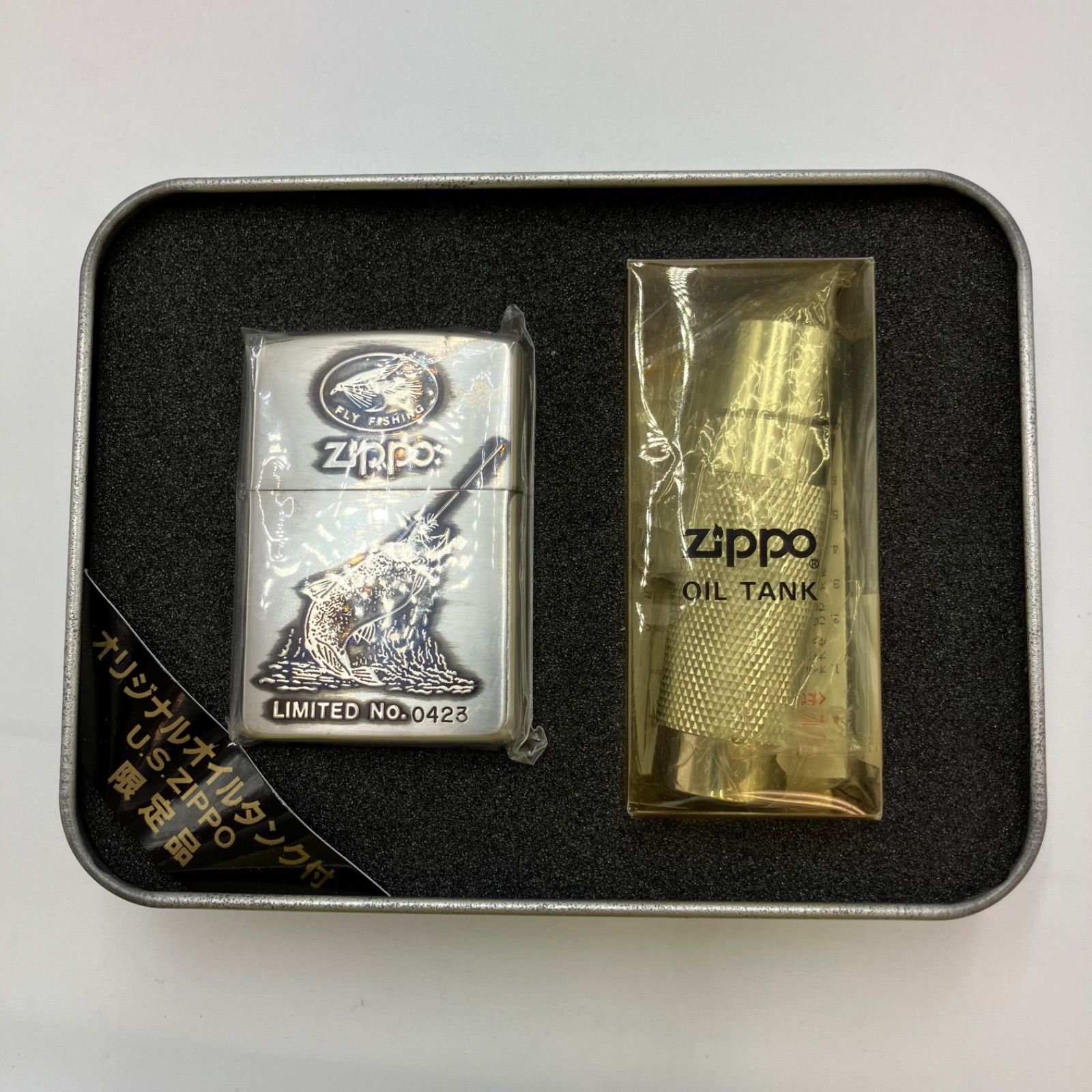 ✨未開封✨ZIPPO COLLECTION With oil tank FLY FISHING LIMITED.NO 