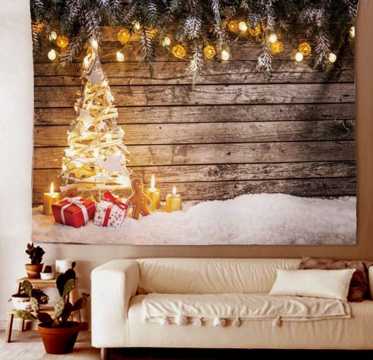 クリスマスツリー タペストリー 100×150cm 壁掛け 装飾 人気の製品