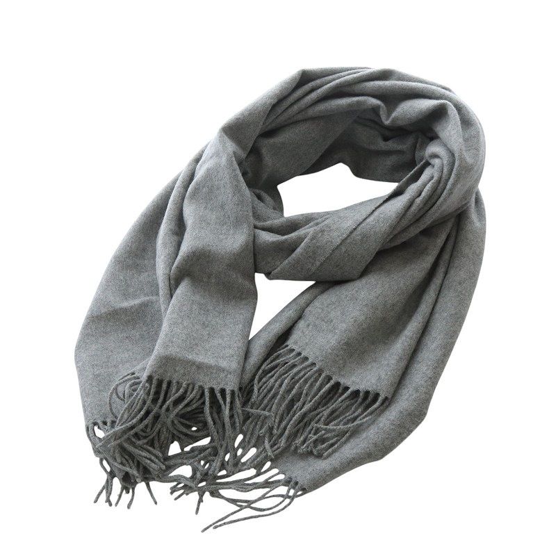 Johnstons of Elgin カシミヤマフラー ストール新品未使用グレー Johnstons of Elgin JOHNSTONS OF ELGIN ジョンストンズ