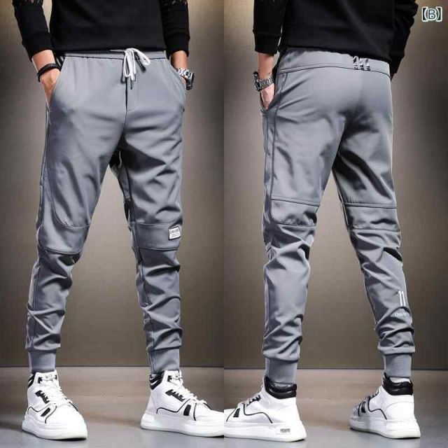 種類81：38/A：【秋冬コーデ】1910ブラッ メンズ 男性用 ファッション オシャレ シンプル 大人 かっこいい ストリート ヒップホップ HipHop パンツ スタイル ストレッチ スリム スポーツ パンツ