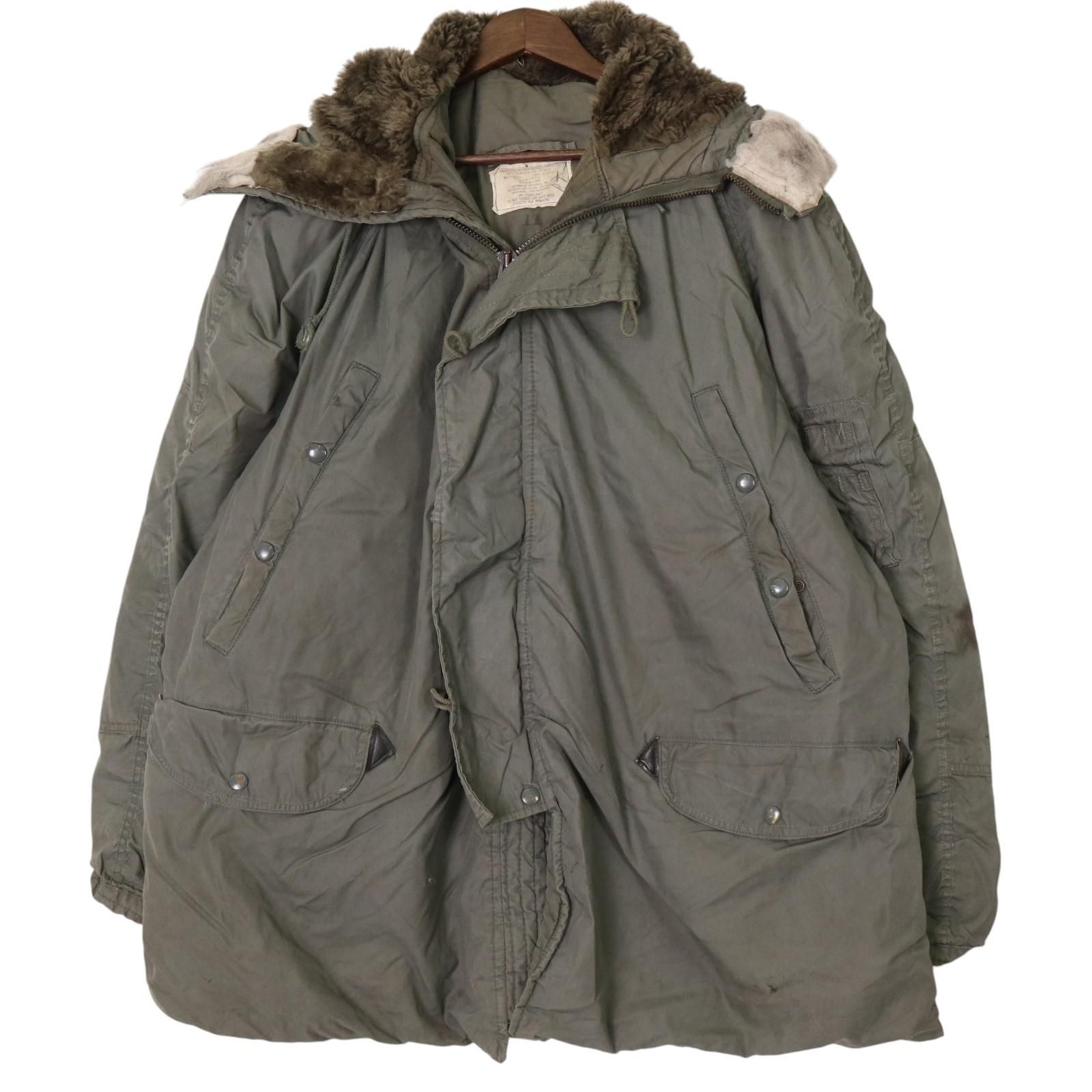 80年代 米軍実物 U.S.AIRFORCE N-3B フライトジャケット ミリタリー