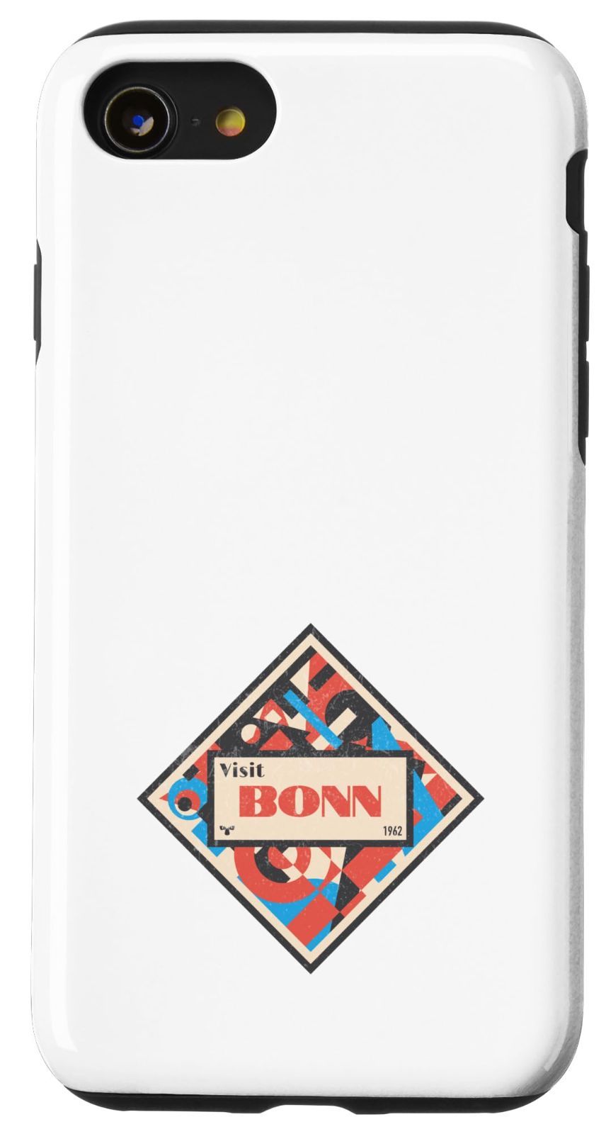 【在庫処分】/ 7 (2020) / 8 SE Bonn アールデコ iPhone スーツケースラベル スマホケース