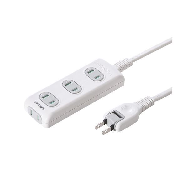 サンワサプライ 火災予防安全タップ TAP-TSH405NX5