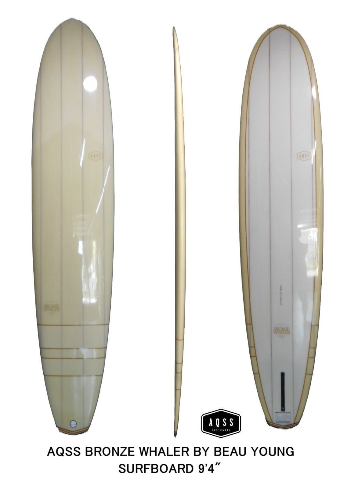 送料無料（一部除く）☆AQSS BRONZE WHALER BY BEAU YOUNG SURFBOARD 9