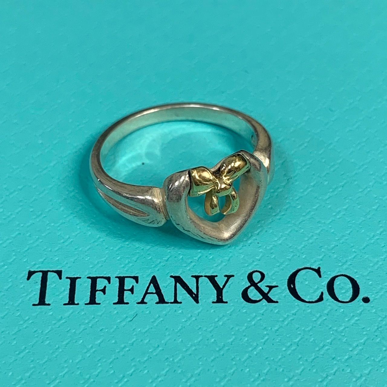 超レア 美品⭐️TIFFANY＆CO. 】レア ティファニー ハートリボン ...