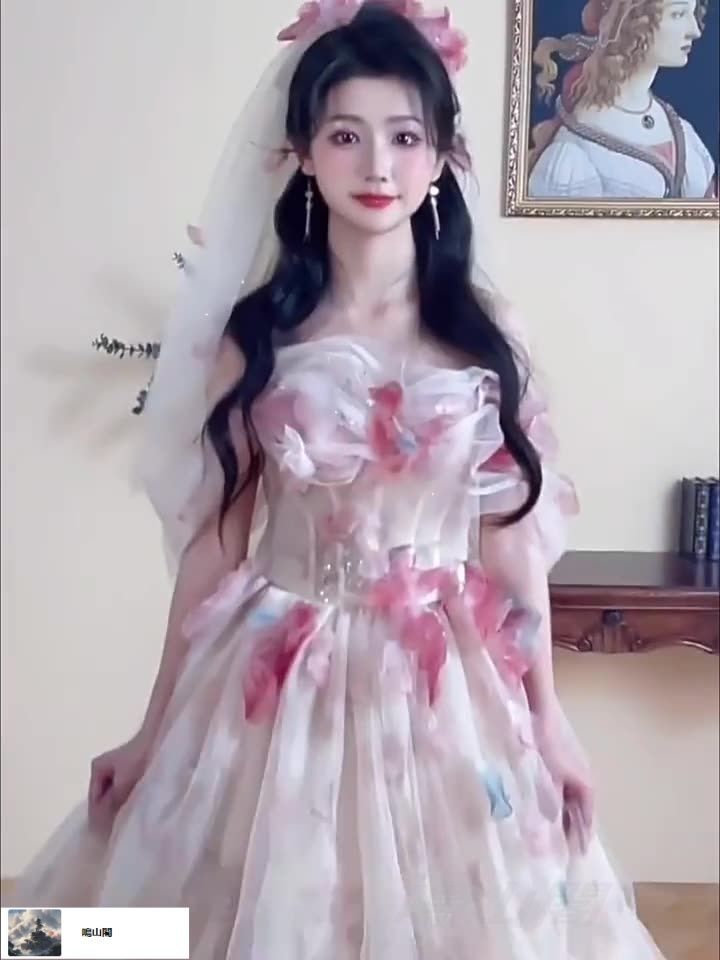 オフショルダー ローズモチーフ ドリーミープリンセスドレス｜成人式 婚約パーティー用｜気品溢れる軽ラグジュアリーイブニングドレスCYB19デザイン刷新