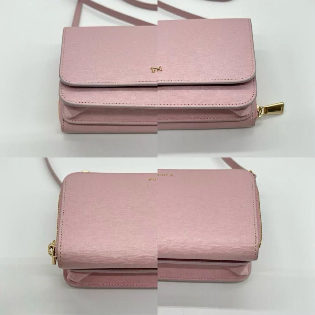✨️極美品✨️FURLA RIVA ショルダーウォレット クロスボディ 2way  