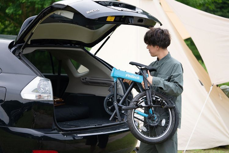 公式 自転車 折りたたみ自転車 PELTECH Flip one 軽量 アルミ 折り畳み 太タイヤ自転車 総重量11.8kg 20インチ 外装7段 FP-207S 代引不可