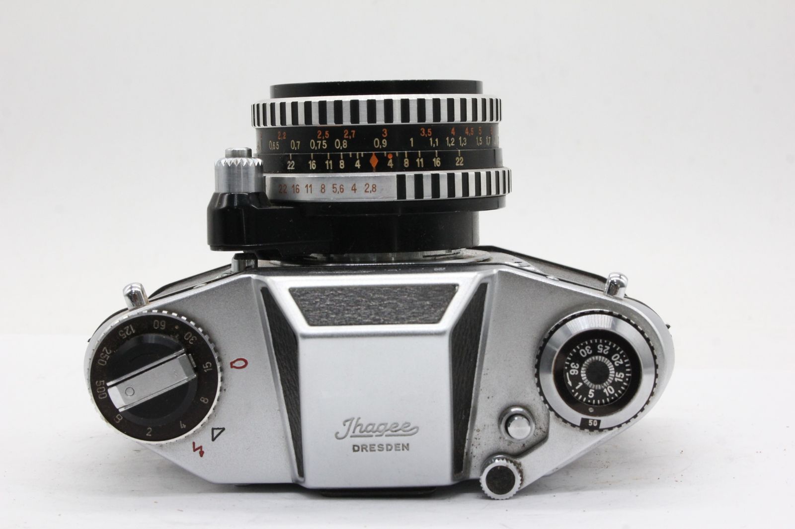 フィルムカメラ EXA 500 CARL ZEISS JENA TESSAR 2.8/50 訳あり品】 EXA 500 Carl Zeiss Jena Tessar 50mm F2.8 ケース