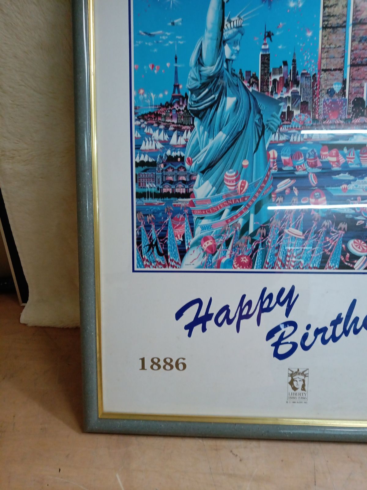 ヒロ・ヤマガタ ポスター Happy Birthday 1886 1986 - 印刷物