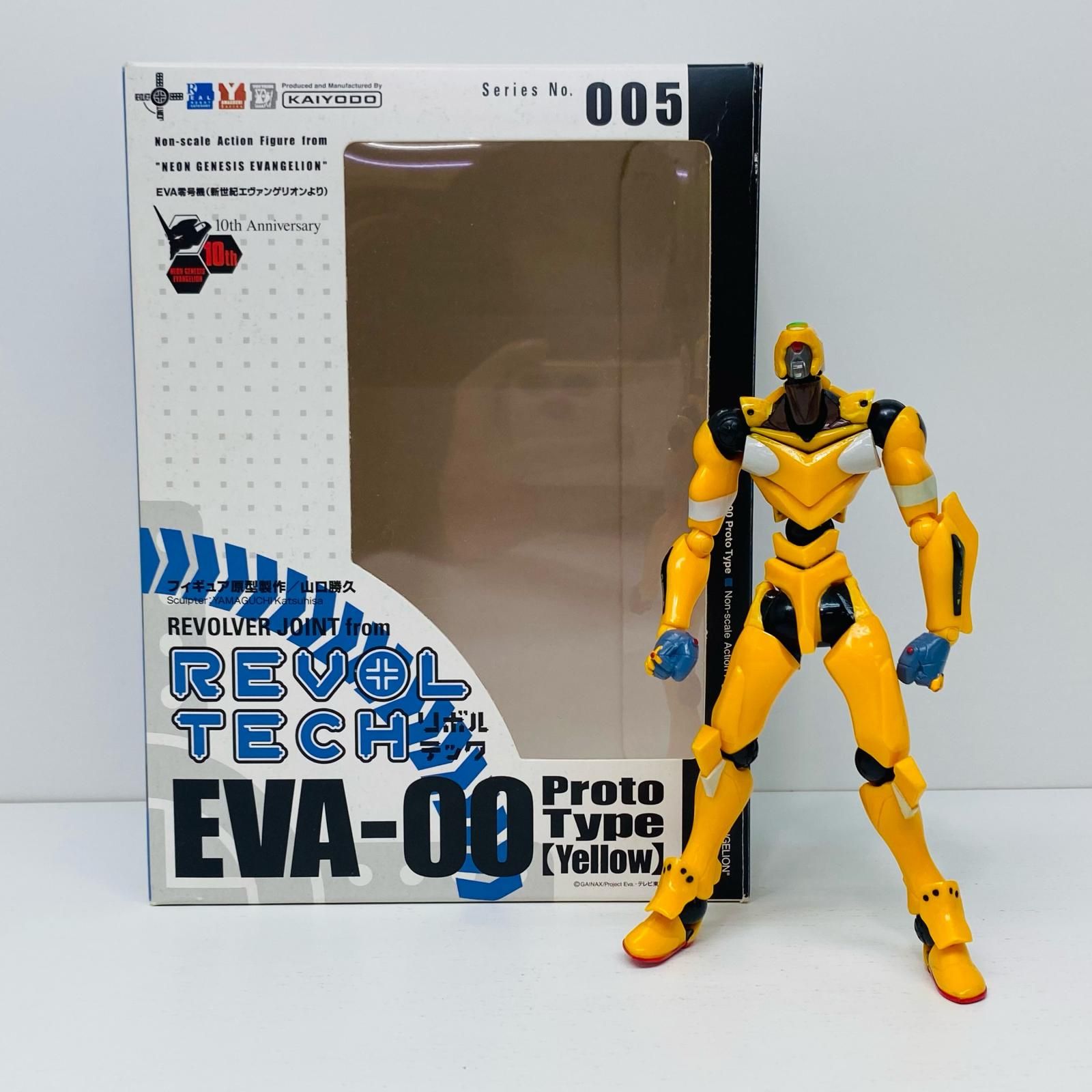 【飾磨店】 中古 フィギュア エヴァンゲリオン エヴァンゲリオン 零号機 リボルテックヤマグチ No.005 2006年製 【717】
