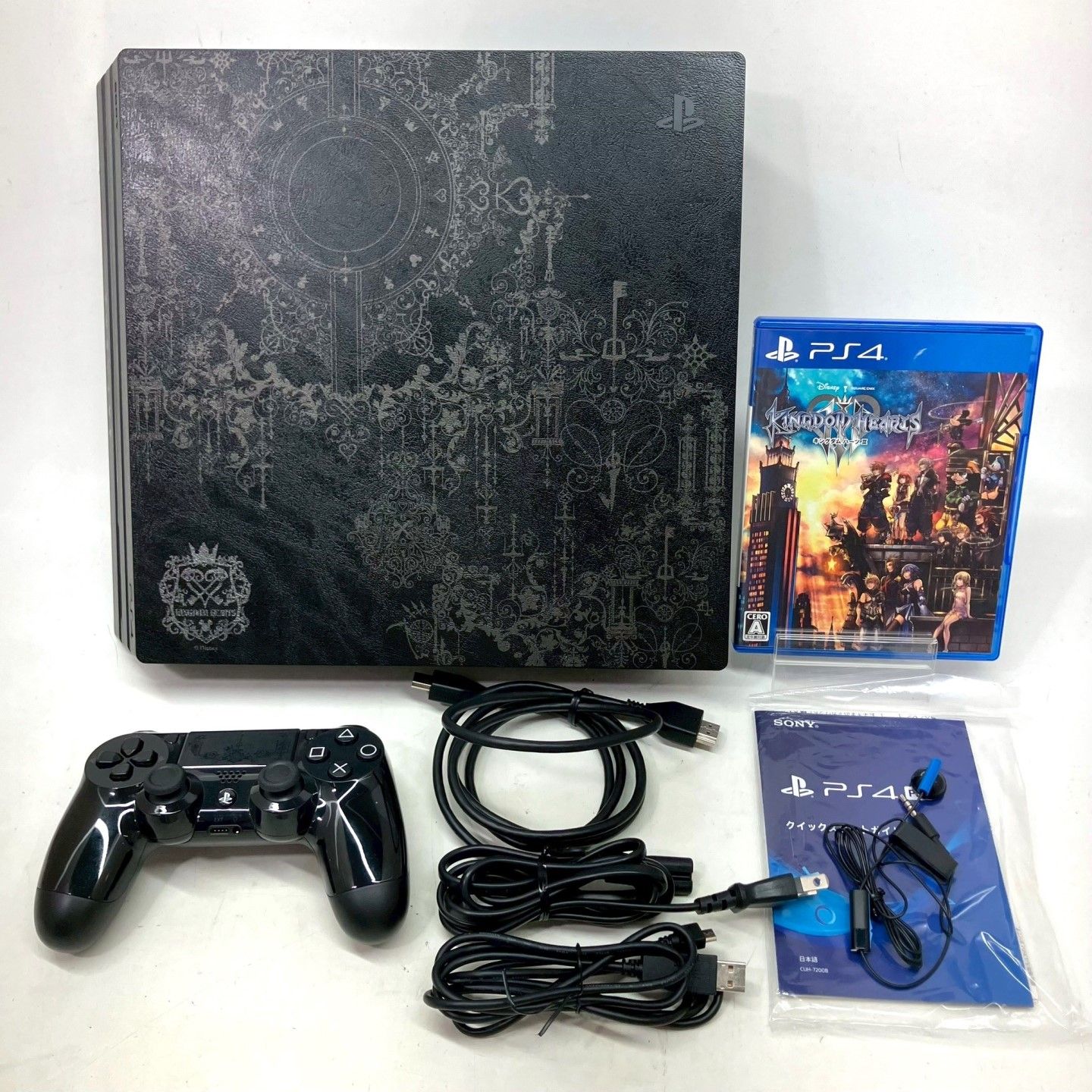 プレイステーション4 KINGDOM HEARTS 15th ANNIVERSARY Edition トップカバー 単品 キンハー プレステ キングダムハーツ PS4 ブラック PlayStation 4 KH 15th ANNIV Edition 1TB
