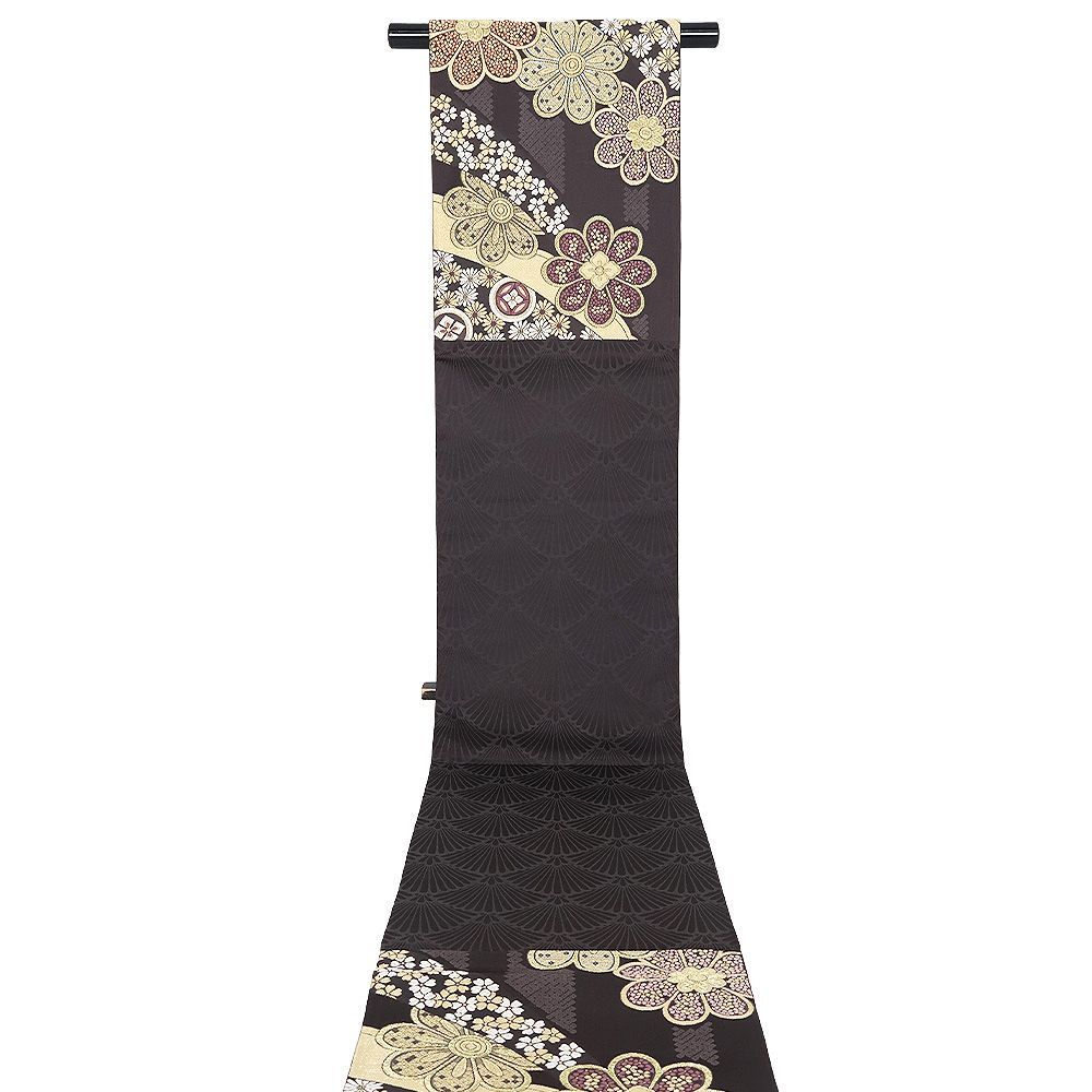 専用◼︎C1128高級袋帯 正絹 絵皿文 亀甲花菱文 テーブルランナー〜280cm ︎◼︎C1164◼︎高級袋帯 正絹 花円模様 七宝 テーブルランナー