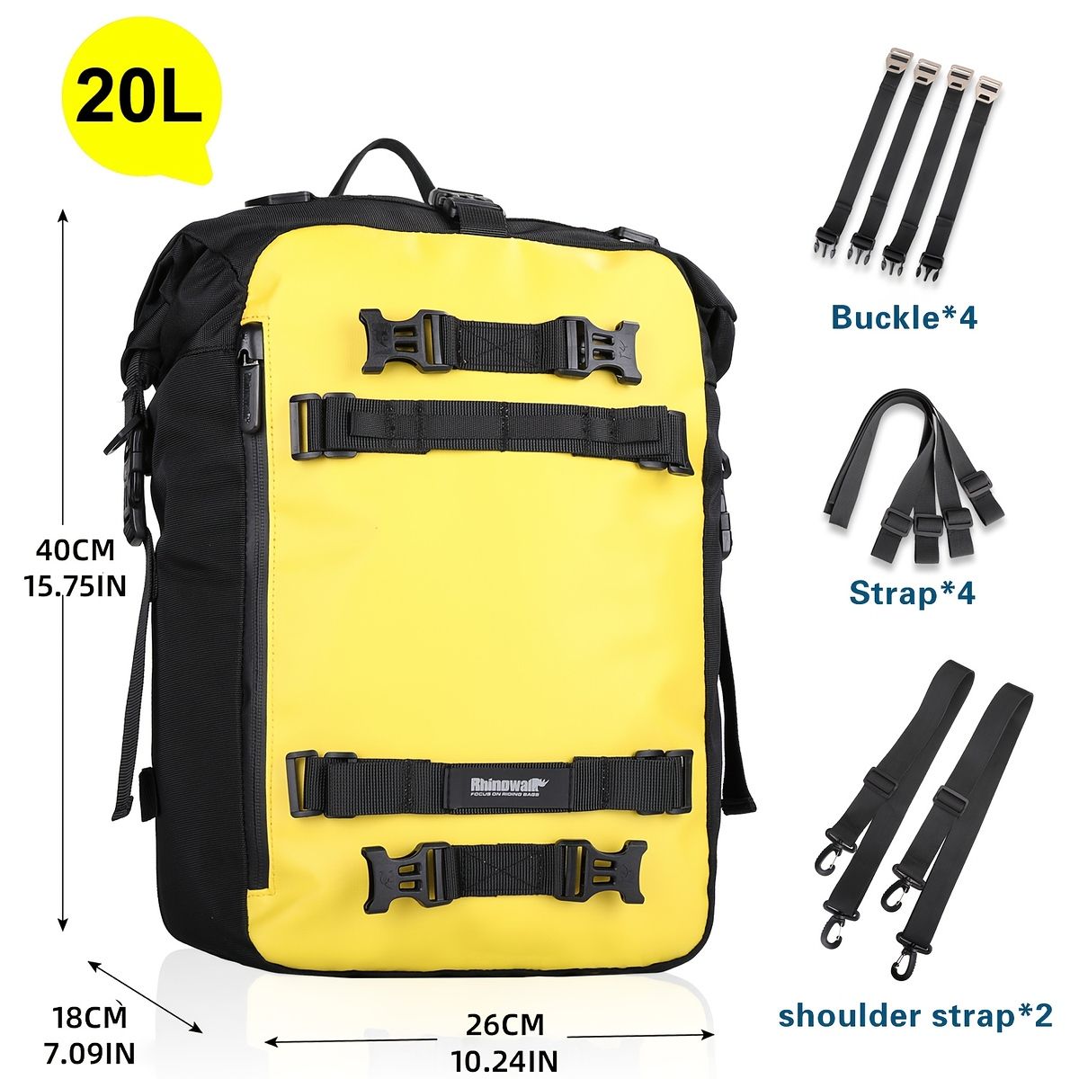 多機能バイク用サドルバッグ 3サイズ展開