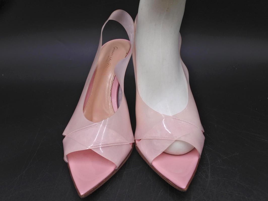 gianvito rossi ジャンヴィトロッシ クリア サンダル size36.5