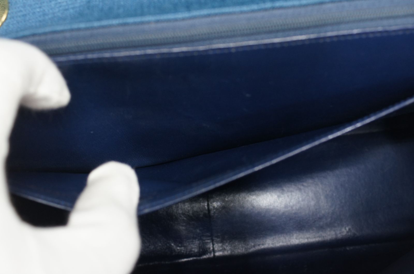 CHANEL シャネル チェーンショルダーバッグ デニム デカマトラッセ