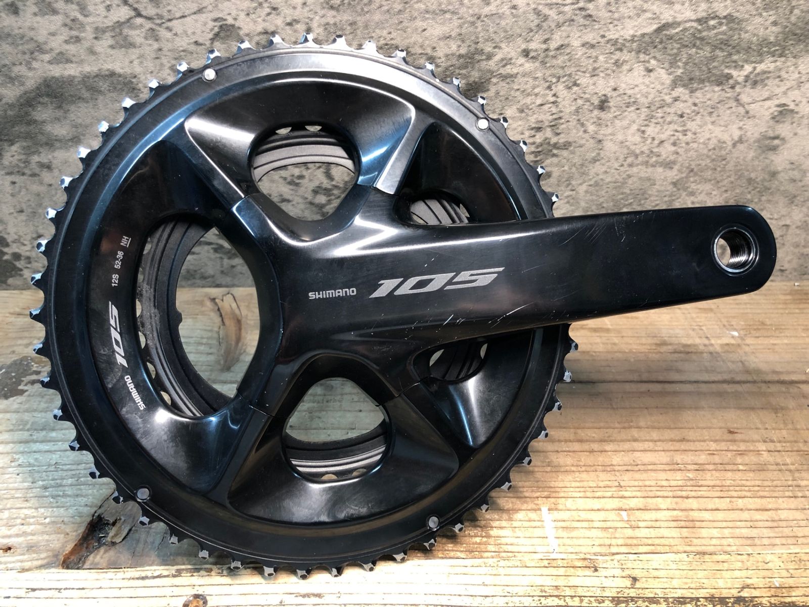 JC712 シマノ SHIMANO 105 FC-R7100 クランクセット 160mm 52/36T 