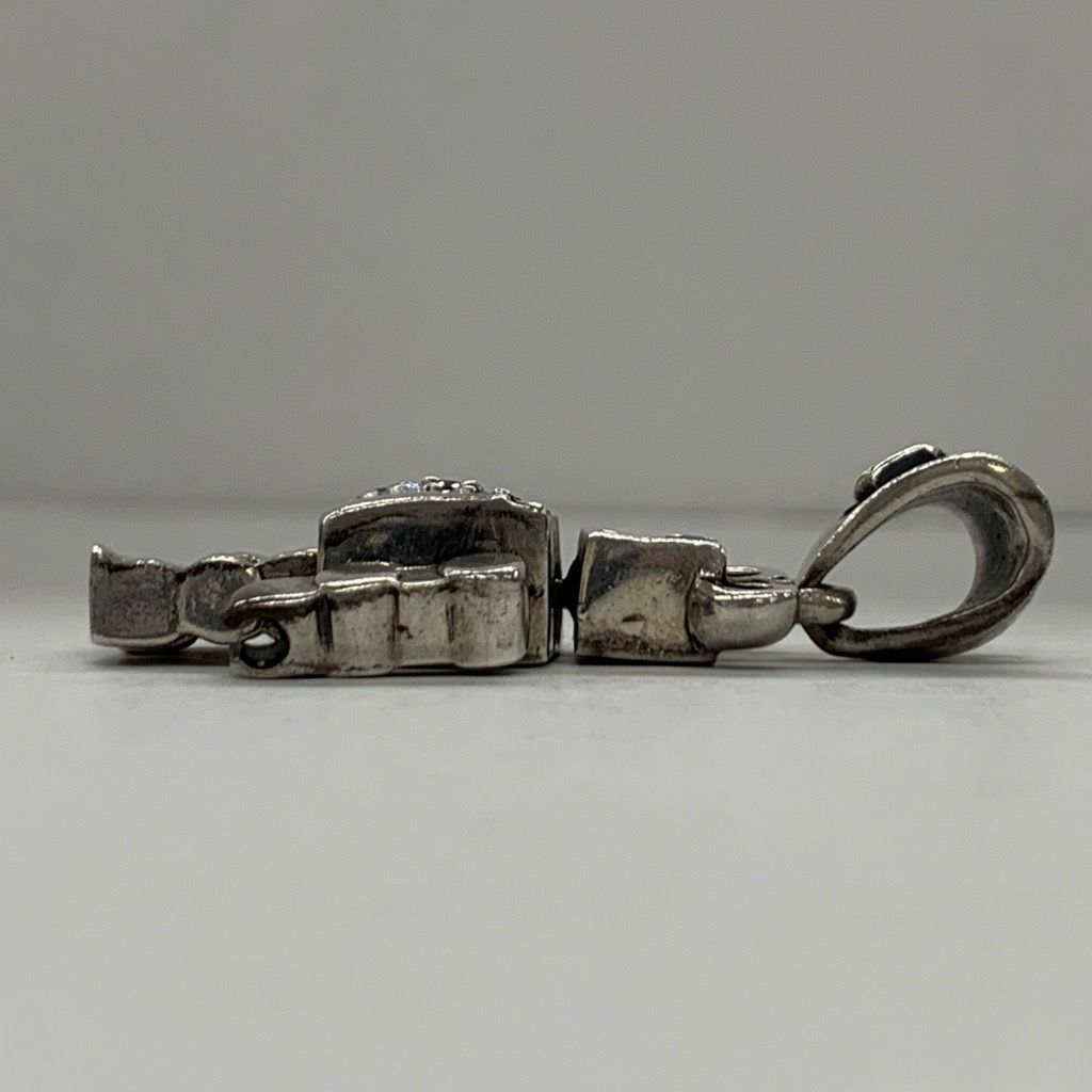 一点物✧希少✧ローマングラス ネックレストップ✧silver925 リングネックレス ペンダント シルバー925 キュービック