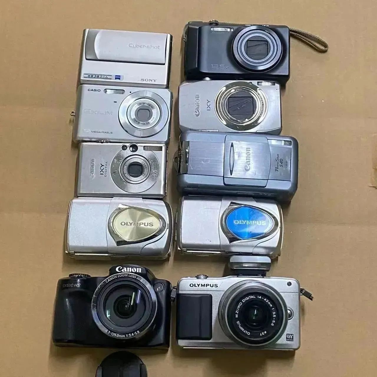 デジタルカメラCanon Casio Olympusなど 合計10台 まとめ売り デジタルカメラCanon Casio Olympusなど 合計10台 まとめ売り