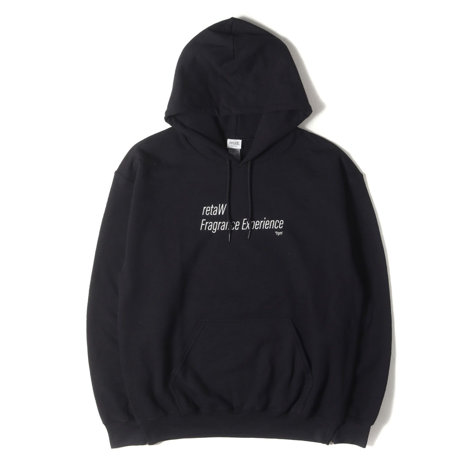 【新品同様】fragment design フラグメント デザイン パーカー サイズ:M / retaW ロゴプリント スウェット パーカー / ブラック 黒 / トップス フーディー プルオーバー【メンズ】【中古】