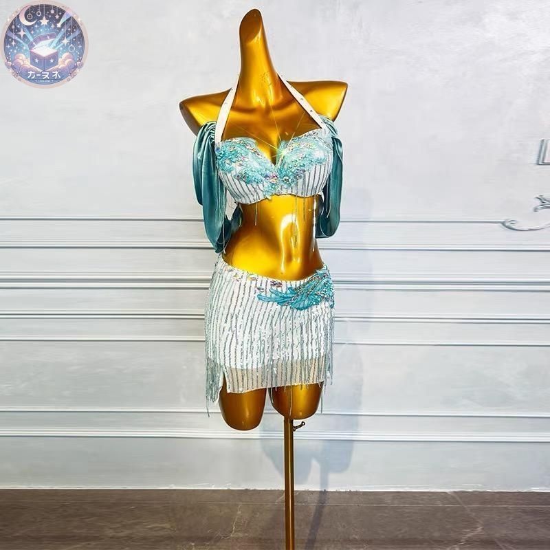 新品 未使用 ベリーダンス オリエンタル衣装 トップス スカート