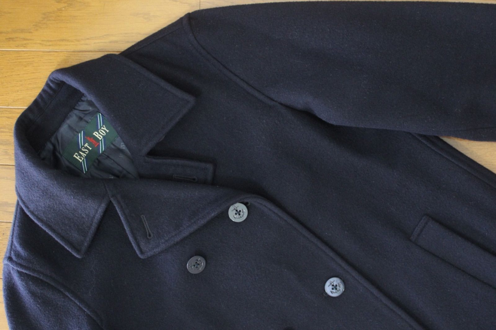 50【極美品】イーストボーイ ピーコート 11 ネイビー 紺 L EASTBOY 50【極美品】イーストボーイ ピーコート 11 ネイビー 紺 L EAST BOY P