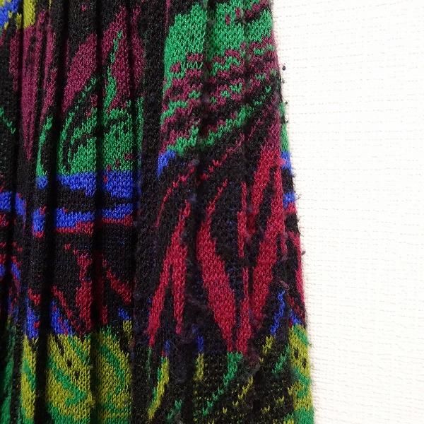 wnc ミッソーニ MISSONI スカート 44 黒 マルチ イタリア製 大きい