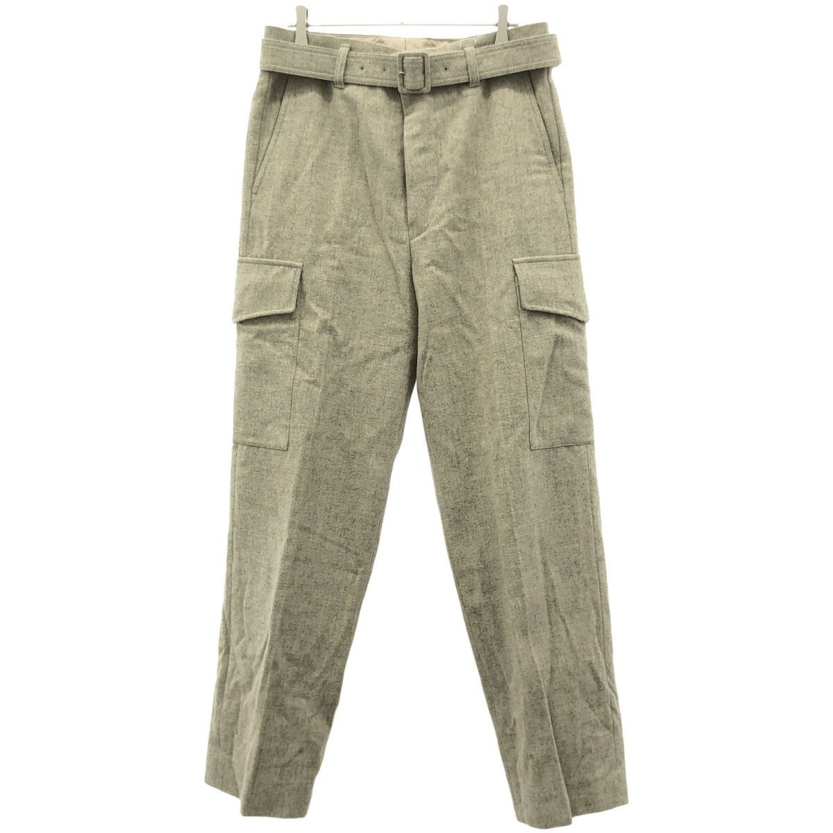 AURALEE オーラリー 21AW SUPER MILLED SHETLAND WOOL BELTED FIELD 