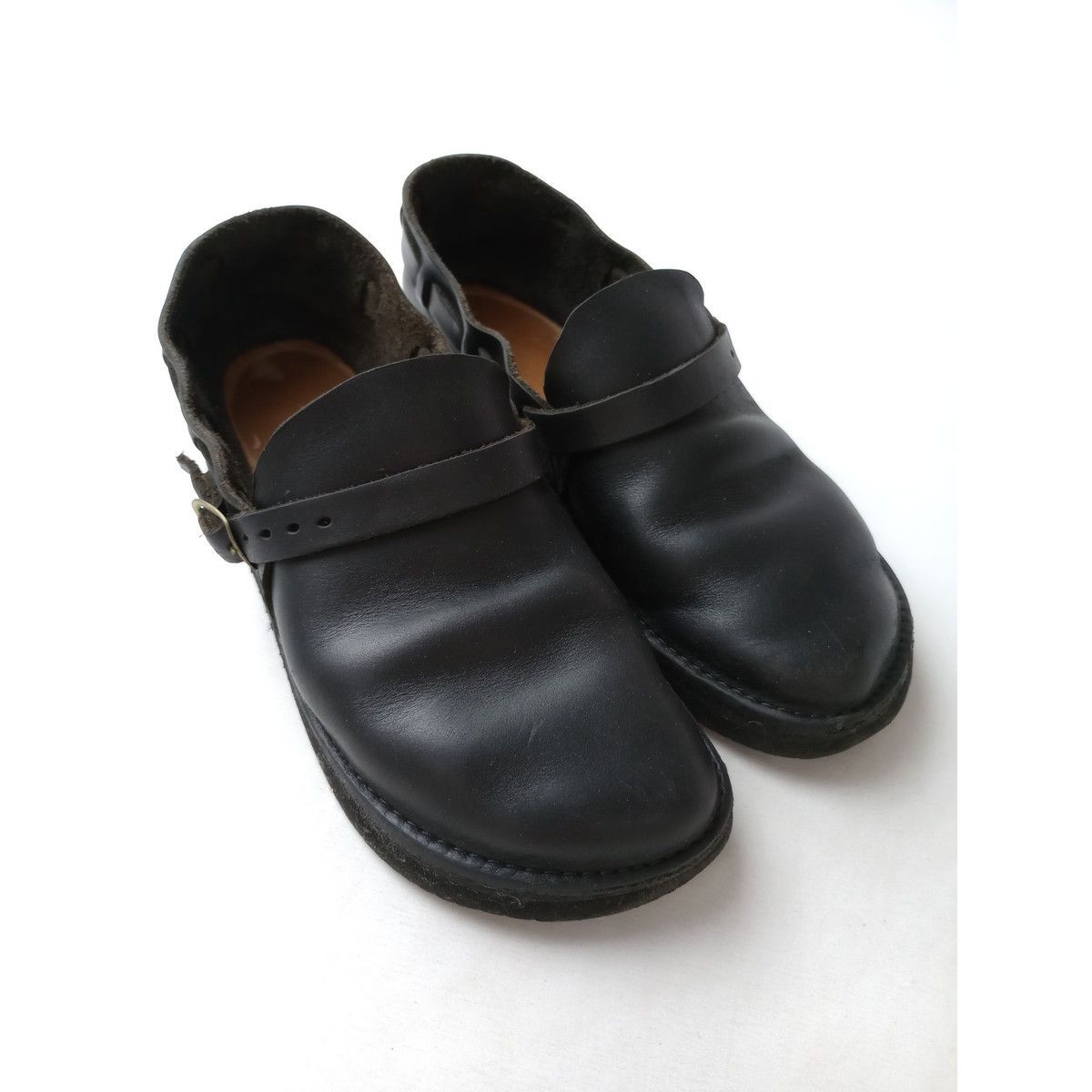 オーロラシューズ ミドルイングリッシュ 本革 黒 23.5 6 1/2 皆さまにもこの良さを。AURORA SHOES（オーロラシューズ