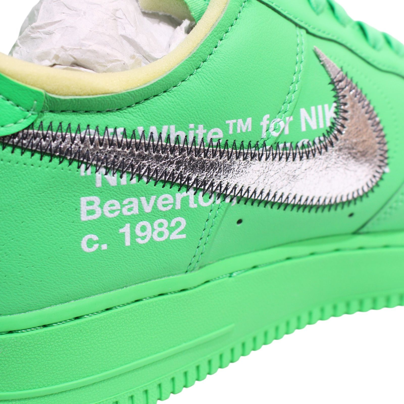 ナイキ × オフホワイト エアフォース1 ブルックリン DX1419-300 Off White x Nike Air Force 1 Low Brooklyn - Size 11.5