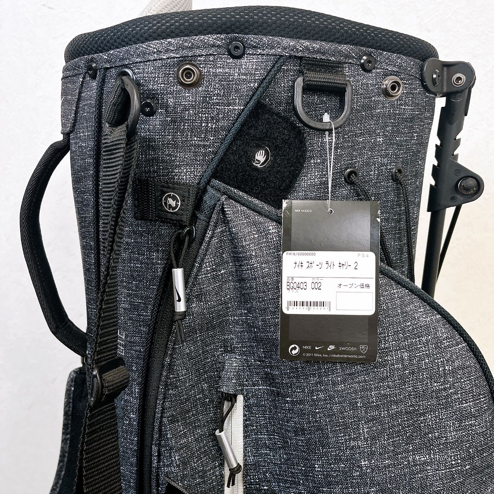 【ほぼ未使用】NIKE スタンド　キャディバッグ　スポーツ ライト キャリー2 ほぼ未使用】NIKE スタンド キャディバッグ スポーツ ライト