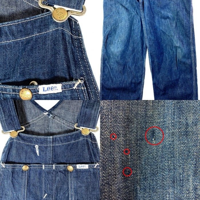 ☆Lee リー 040-4941 70s USA製 デニム オーバーオール ☆Lee リー 040-4941 70s USA製 デニム オーバーオール