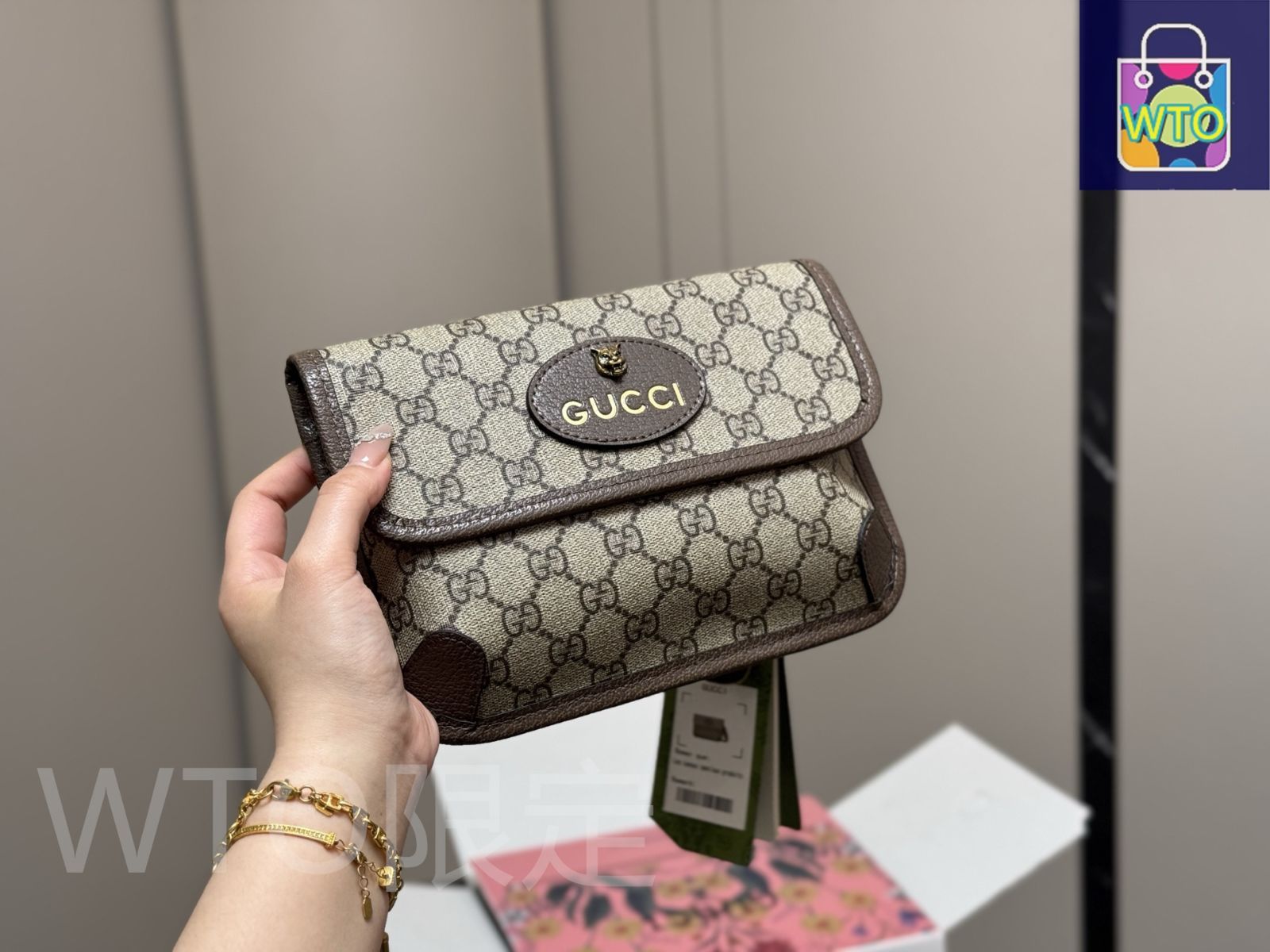 今日特価】Gucci Tiger Head Waist Bag | グッチ タイガーヘッド
