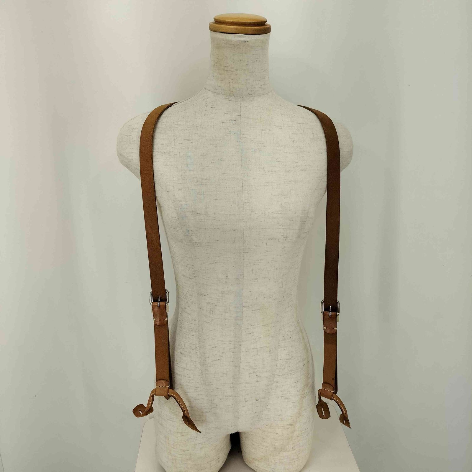 マスターアンドコー MASTER＆CO. レザーサスペンダー メンズ 表記無