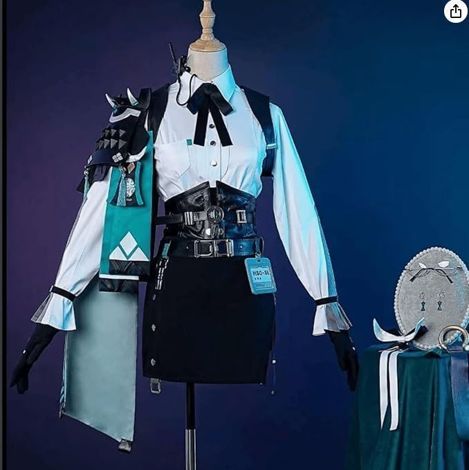 コスプレ衣装 月城柳 イヤホン付き メガネ イヤリング 名札 コスチュームセット OL オフィスレディ ゼンゼロ おしゃれ グッズ アニメ cospl