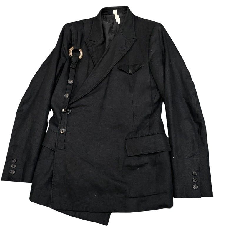 SOSHIOTSUKI 20ss ケサ スーツ　セットアップ SOSHIOTSUKI 20SS KESA BREASTED SUITS LINEN & JUBAN TROUSERS LINEN