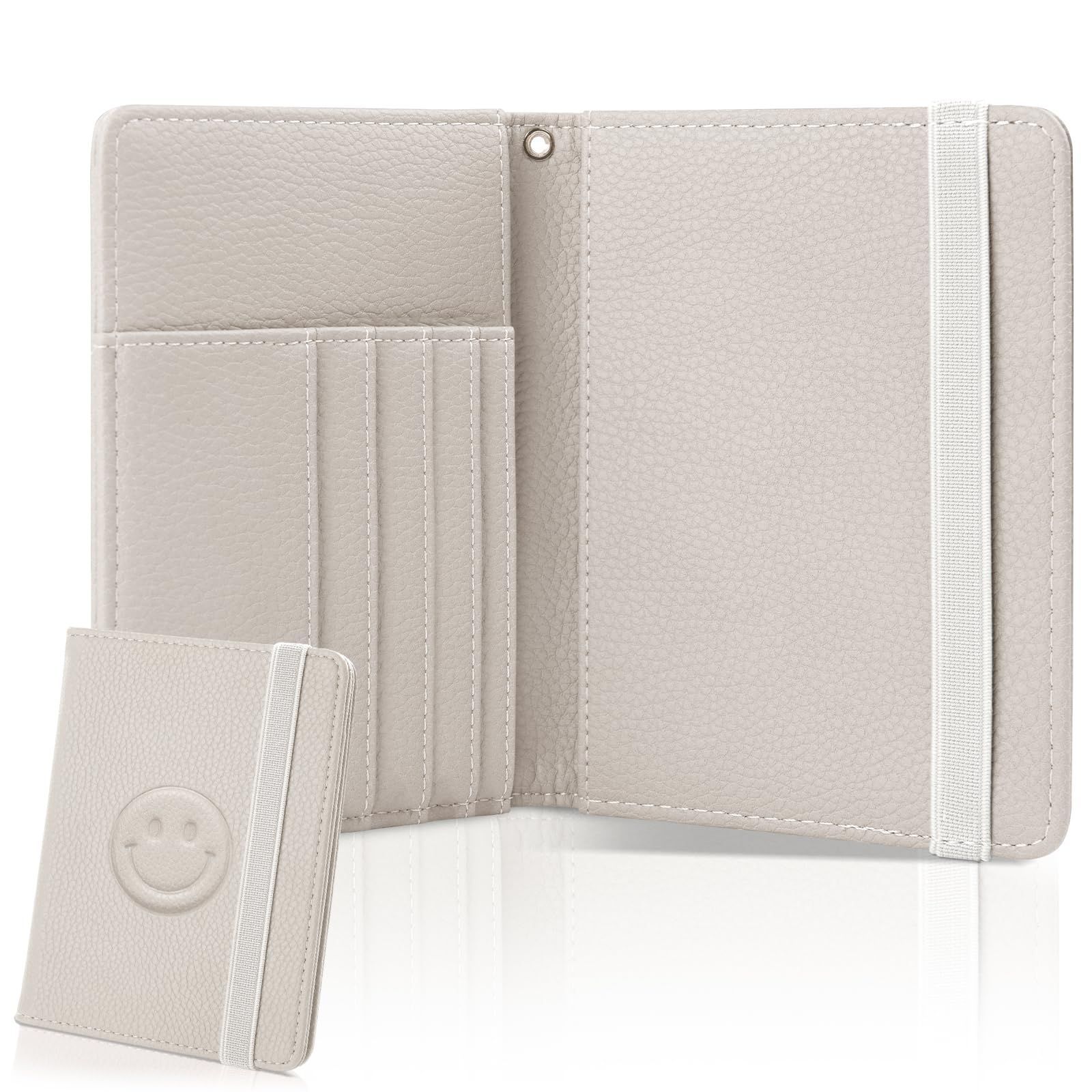 在庫処分】[Ganve] パスポートケース 可愛い 笑顔模様 パスポート