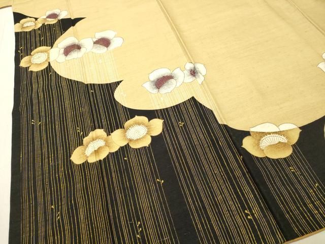 平和屋着物●訪問着　紬地　舞花文　金彩　正絹　逸品　DAAT1295tw 平和屋着物○訪問着 紬地 舞花文 金彩 正絹 逸品 DAAT1295tw - メルカリ