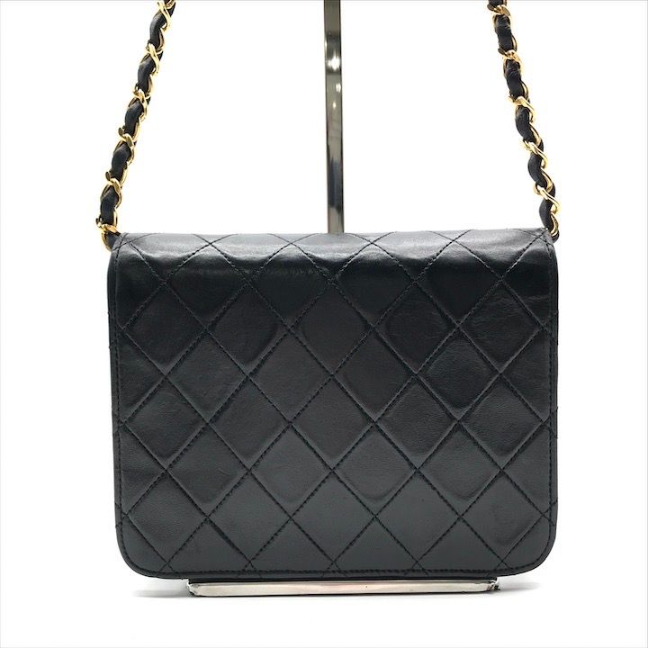 美品 CHANEL シャネル ココマーク ミニ マトラッセ ラムスキン プッシュロック チェーン ショルダー バッグ ブラック レディース a4916 美品 CHANEL シャネル ココマーク ミニ マトラッセ ラムスキン