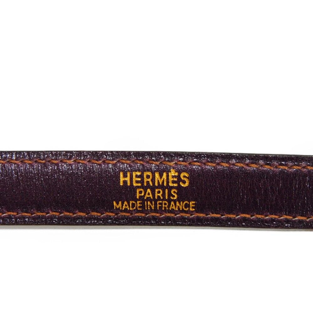 HERMES エルメス バンドリエール 90 ケリー ボリード G金具 調節不可 GP メッキ ゴールド ボックスカーフ レザン ショルダーストラップ  - メルカリ