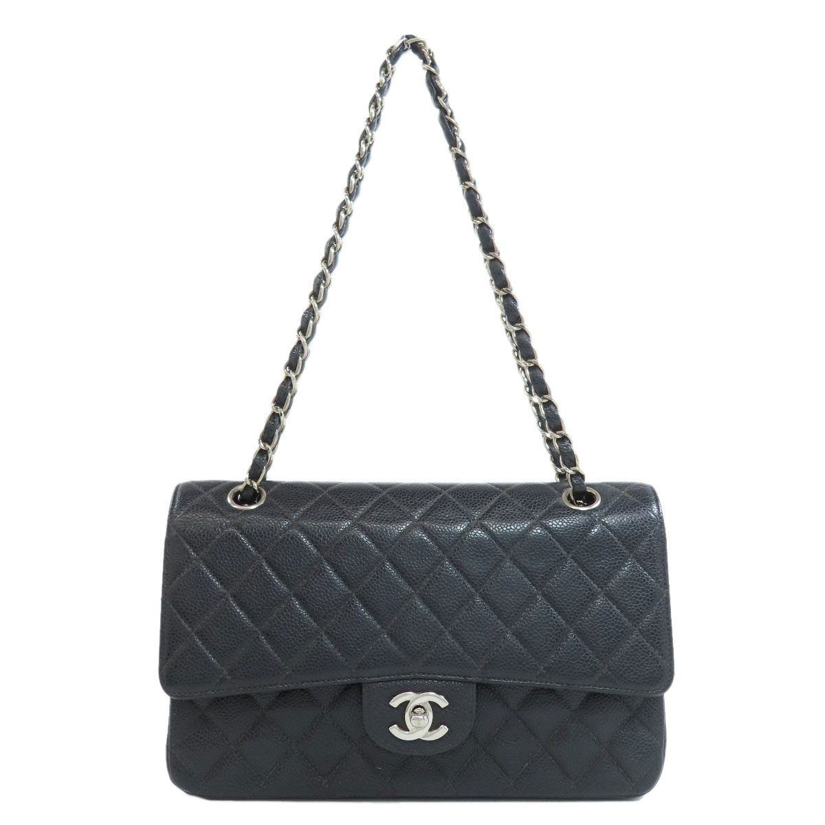 CHANEL シャネル チェーンショルダー マトラッセ シルバー金具