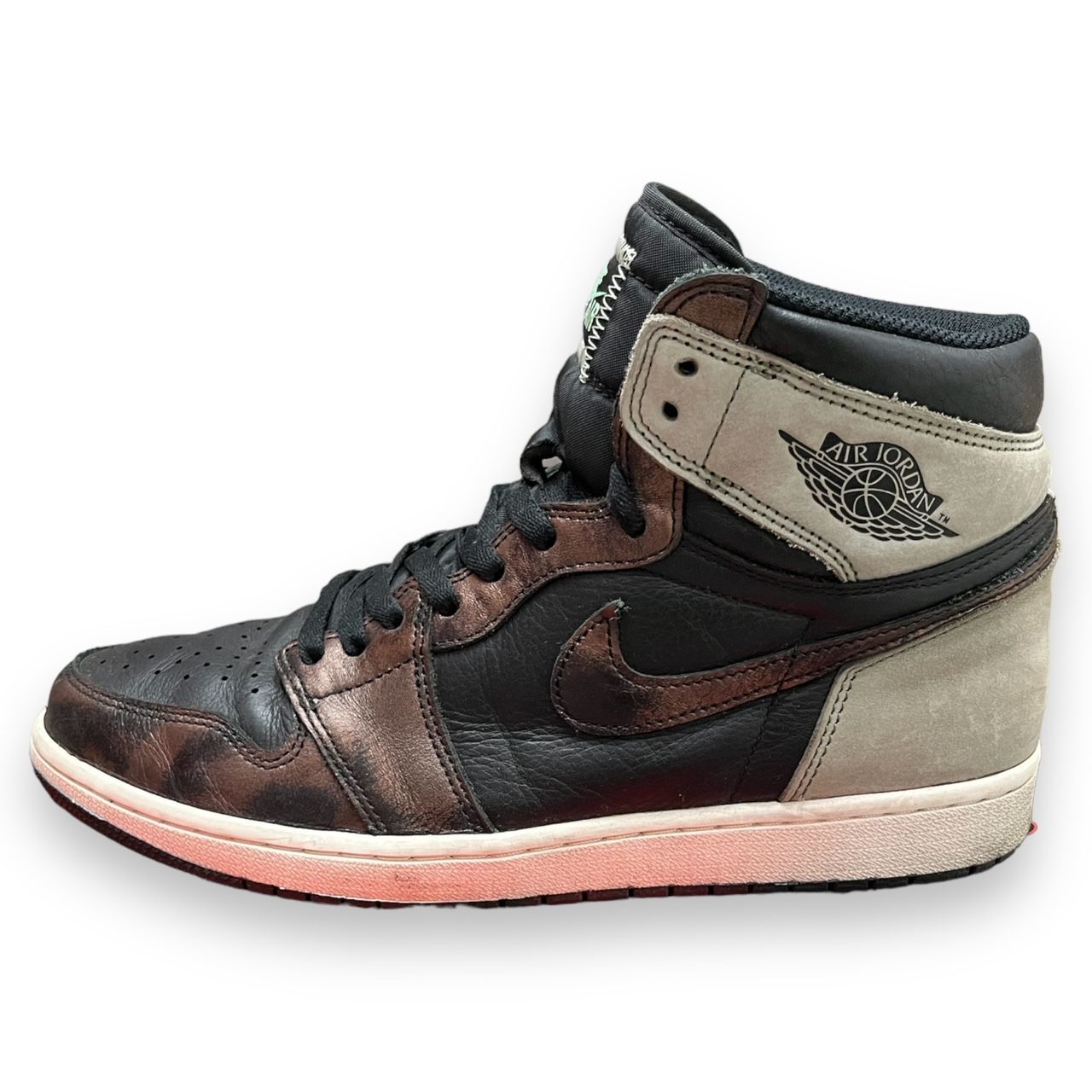 NIKE AIR JORDAN 1 RETRO HIGH OG BLACK/FRESH MINT-LIGHT ARMY ナイキ エア ジョーダン 1  レトロ ハイ ブラック フレッシュ アーミー 555088-033 スニーカー　30cm