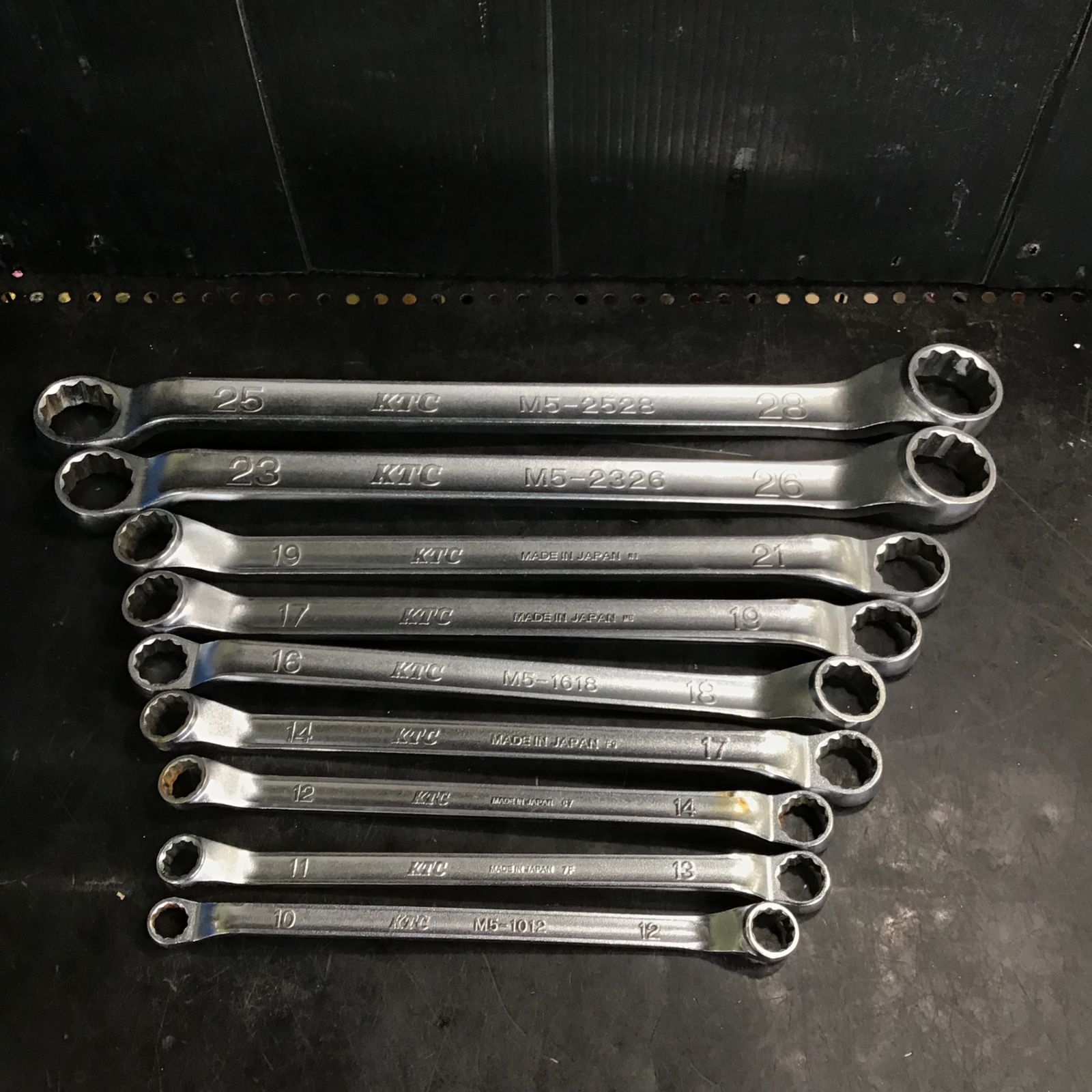 KTC(京都機械工具) メガネレンチセット　9本セット【草加店】