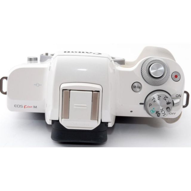 Canon - 【Canon】美品★Wi-Fi＆Bluetooth搭載★！EOS Kiss M EOS ミラーレス 中古 Wi-Fi CANON キヤノン Kiss M ボディ