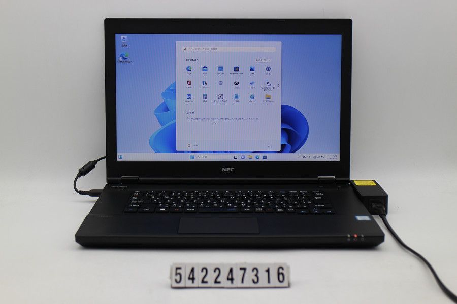 NEC PC-VJT16XZG3 Core i5 8250U 1.6GHz/8GB/256GB(SSD)/DVD/15.6W/FWXGA(1366x768)/RS232C/Win11 【542247316】