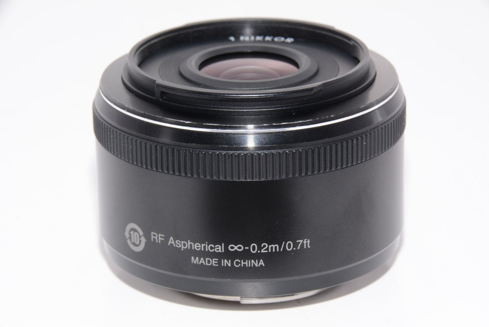 Nikon ニコン製 Nikon1用単焦点レンズ 1 NIKKOR 10mm F2.8 前後レンズ