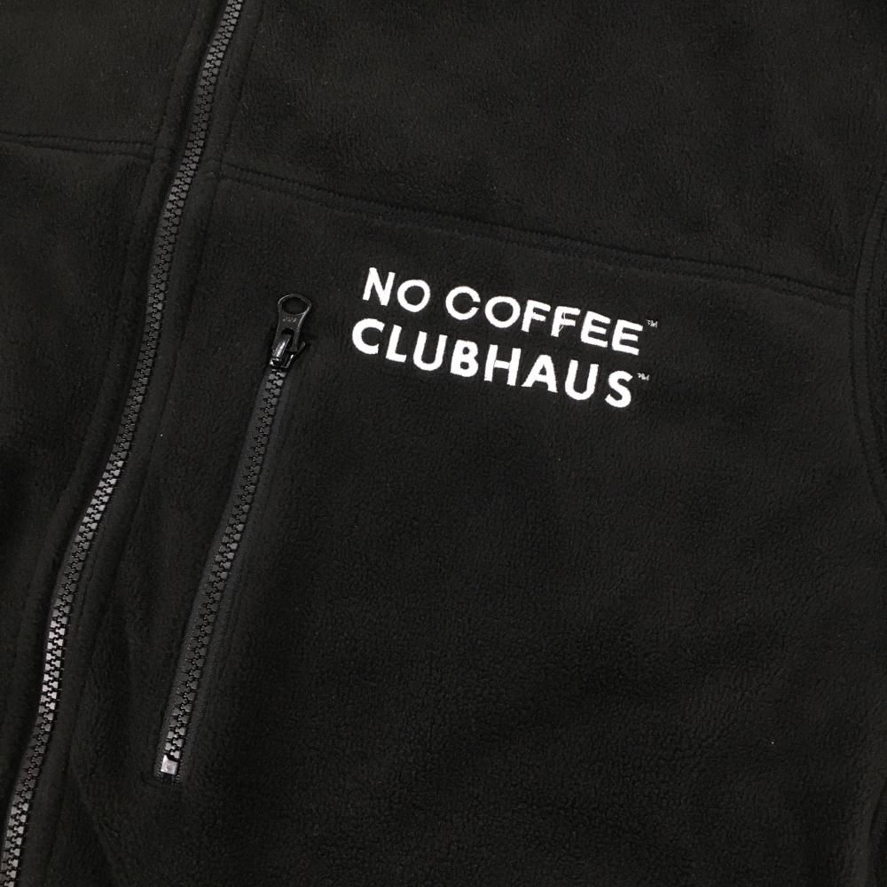 美品】ノーコーヒー フリースジャケット 黒 CLUBHAUS メンズ XL ゴルフウェア NO COFFEE - メルカリ